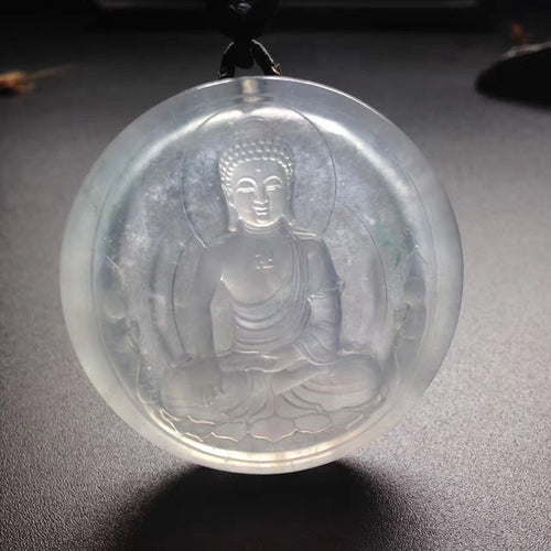 Natural Jade Pendant Jadeite Buddha Pendant