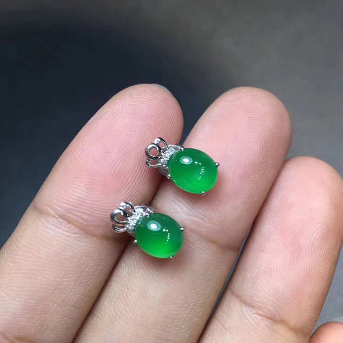 Natural Jade Earrings Jadeite Earrings