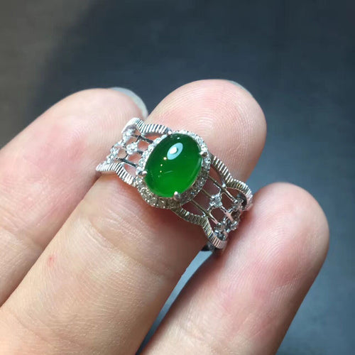 Natural Jade Ring Jadeite Ring