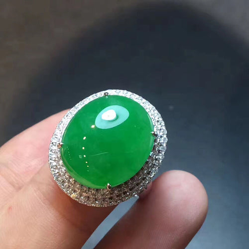 Natural Jade Ring Jadeite Ring