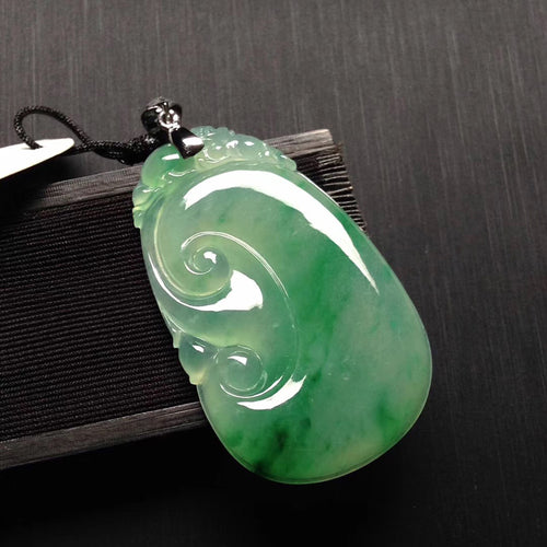 Natural Jade Pendant Jadeite Ruyi Pendant