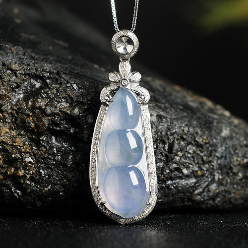 Natural jade pendant jadeite gold pendant necklace