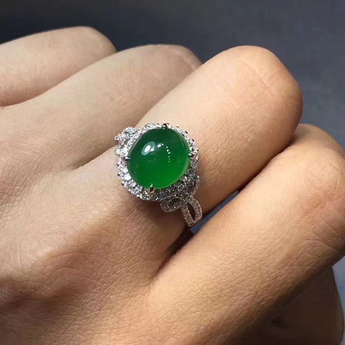 Natural Jade Ring Jadeite Ring