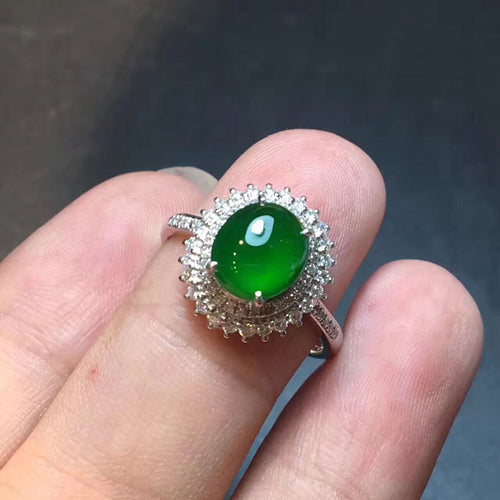 Natural Jade Ring Jadeite Ring