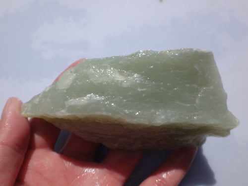 Natural jade rough nephrite raw stone Chinese Kunlun jade