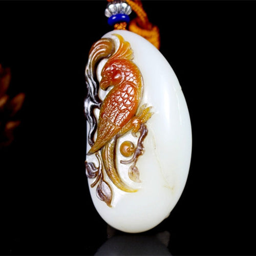 Natural jade carving nephrite collectibles Chinese Hetian jade