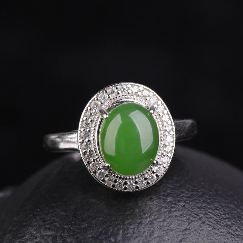 Jade Ring - Adjustable – SOHO MARIE