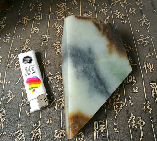Natural jade rough nephrite raw stone Chinese Kunlun jade