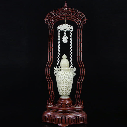 Natural jade carving Chinese Hetian nephrite collectibles