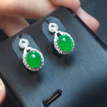 Natural Jade Earrings Jadeite Earrings