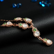 Natural jade pendant jadeite silver pendant necklace