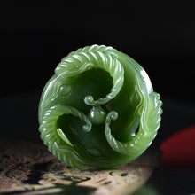 Natural jade carving nephrite collectibles Russia Siberian jade
