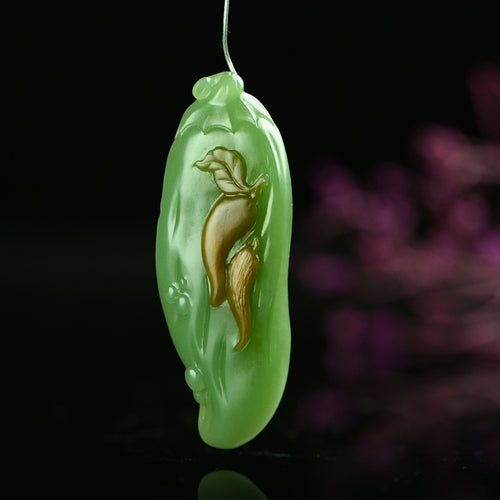 Natural jade carving nephrite collectibles Russia Siberian jade