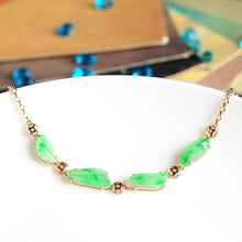 Natural jade bracelet jadeite gold bracelet