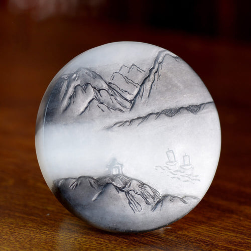 Natural jade carving Chinese Hetian nephrite collectibles