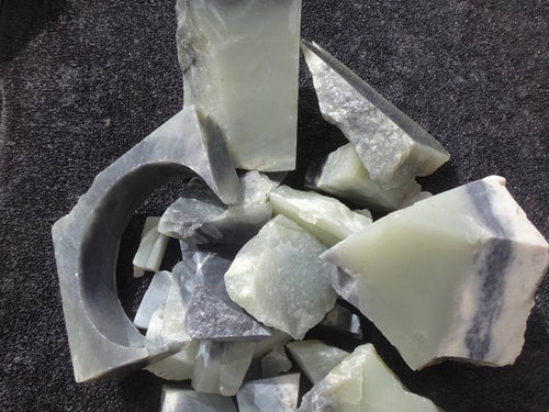 Natural jade rough Chinese Kunlun nephrite jade raw