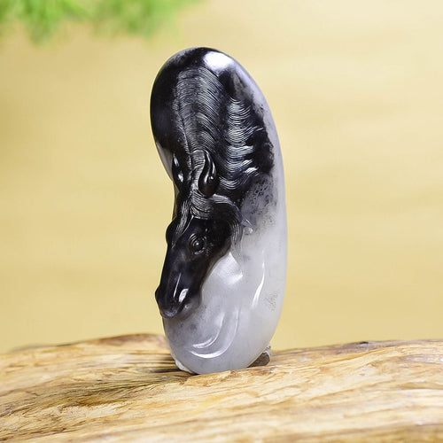 Natural jade carving nephrite collectibles Chinese Hetian jade