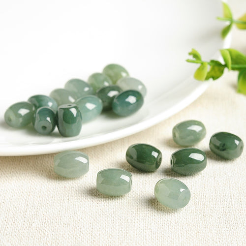 Natural Jade Beads Blue Green Jadeite Bead WBD111