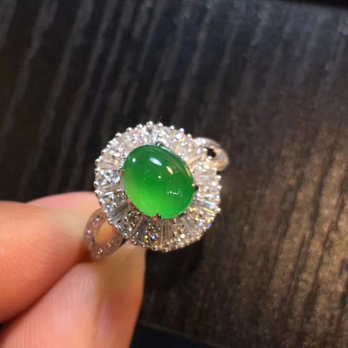 Natural Jade Ring Jadeite Ring
