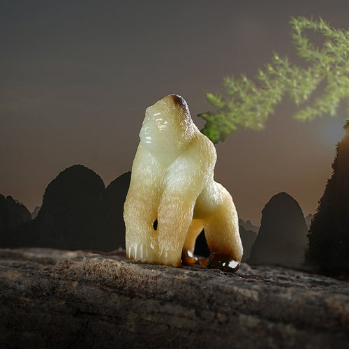 Natural jade carving nephrite collectibles Chinese Kunlun jade