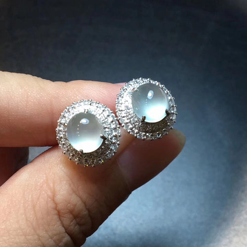 Natural Jade Earrings Jadeite Earrings