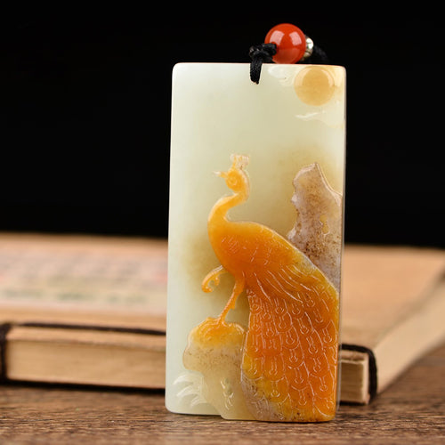 Natural jade carving nephrite collectibles Chinese Hetian jade