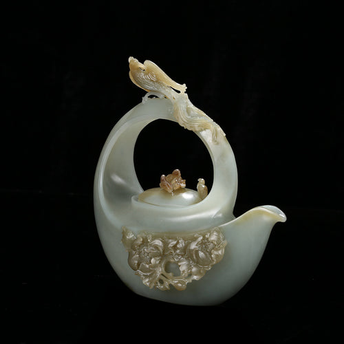 Natural jade carving nephrite collectibles Chinese Kunlun jade