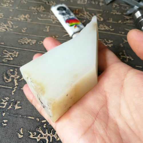 Natural jade rough Russia Siberian nephrite jade raw