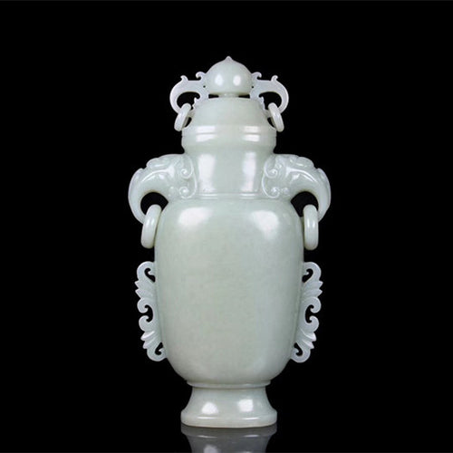 Natural jade carving Chinese Hetian nephrite collectibles
