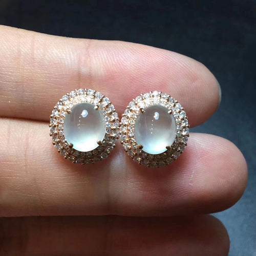 Natural Jade Earrings Jadeite Earrings