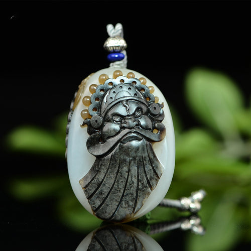 Natural jade carving nephrite collectibles Chinese Hetian jade