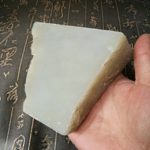 Natural jade rough Chinese Kunlun nephrite jade raw