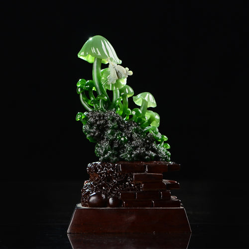 Natural jade carving nephrite collectibles Russia Siberian jade