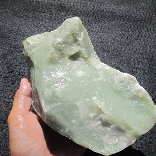 Natural jade rough nephrite raw stone Chinese Kunlun jade