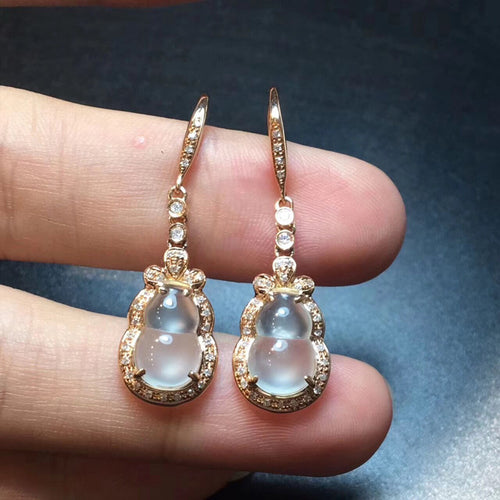 Natural Jade Earrings Jadeite Earrings