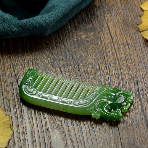 Natural jade carving nephrite collectibles Russia Siberian jade