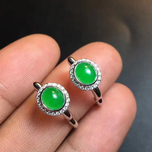 Natural Jade Earrings Jadeite Earrings