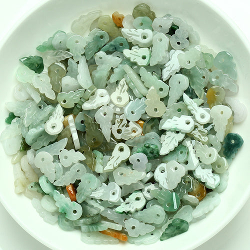 Natural Jade Beads Jadeite Leaf Bead