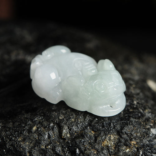 Natural Jade Beads Jadeite Pixiu Bead