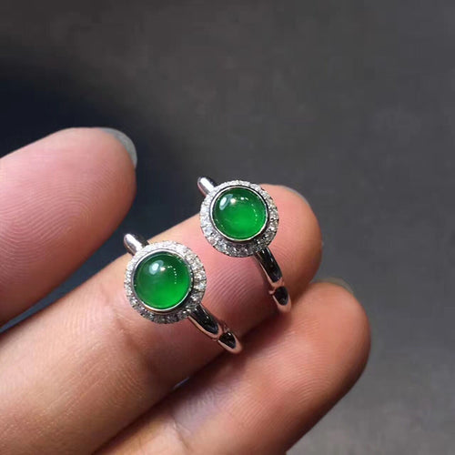 Natural Jade Earrings Jadeite Earrings