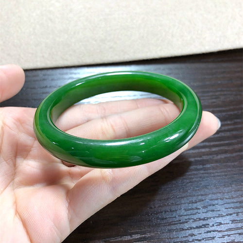 Natural Jade Bangle Nephrite Bangle