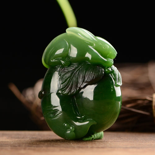 Natural jade carving nephrite collectibles Russia Siberian jade