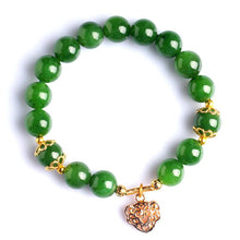 Natural Jade Bracelet Nephrite Alloy Bracelet