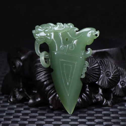Natural jade carving Chinese Kunlun nephrite jade collectibles