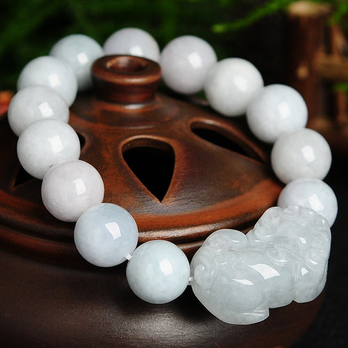 Natural Jade Bracelet Jadeite Pixiu Bracelet