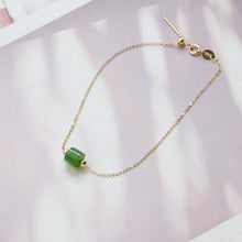 Jade Nephrite Silver Jade Bracelet