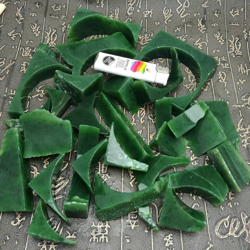 Natural jade rough nephrite raw stone Russia Siberian jade
