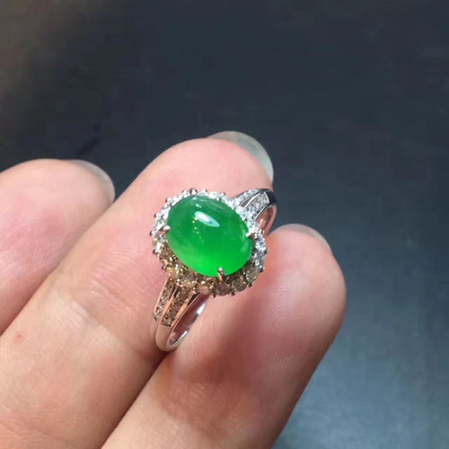 Natural Jade Ring Jadeite Ring