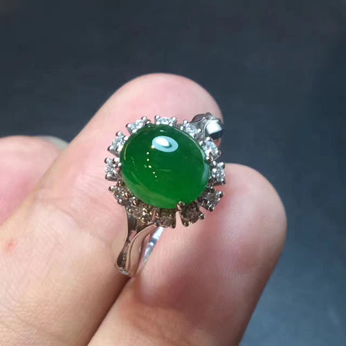 Natural Jade Ring Jadeite Ring
