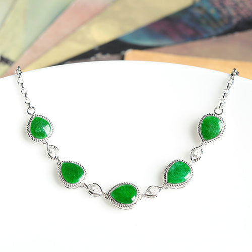 Natural jade bracelet jadeite gold bracelet